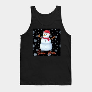 Snow Man Tank Top